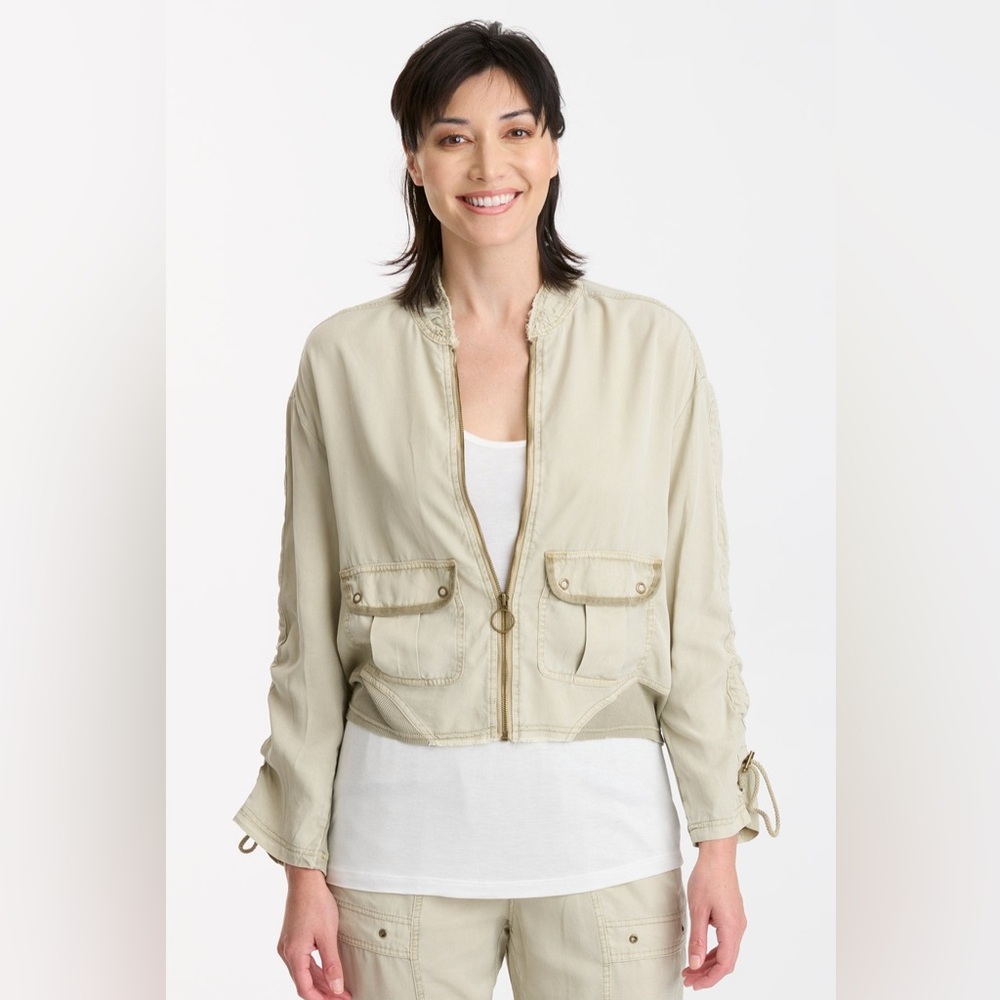 XCVI Ralf Jacket Top, Mira Pigment